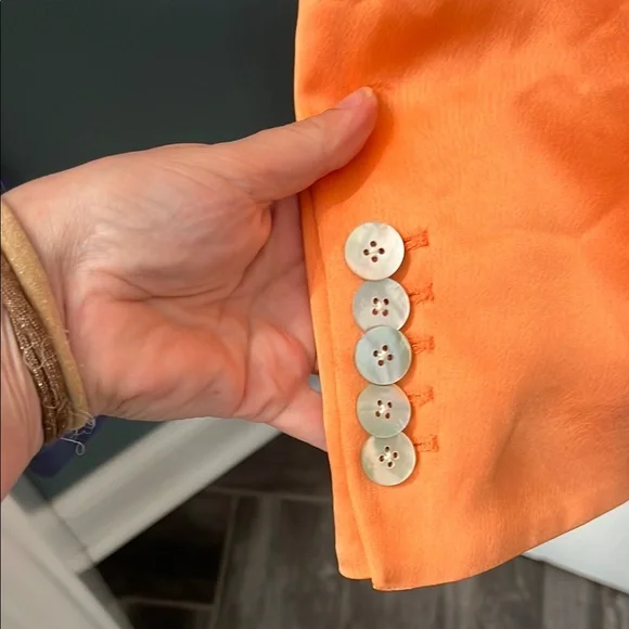 Veronica Beard Vibrant Orange Suit Jacket - Picture 7 of 12